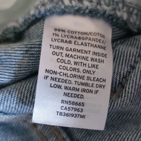 Treasure and Bond Blue Jean Mini Skirt Ladies 31 NWOT - Picture 6 of 6